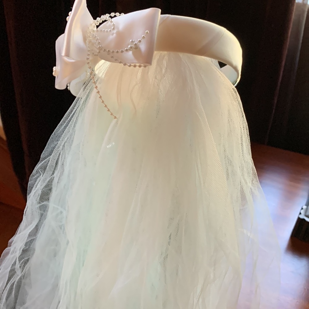 Flower girl or First Communion headband